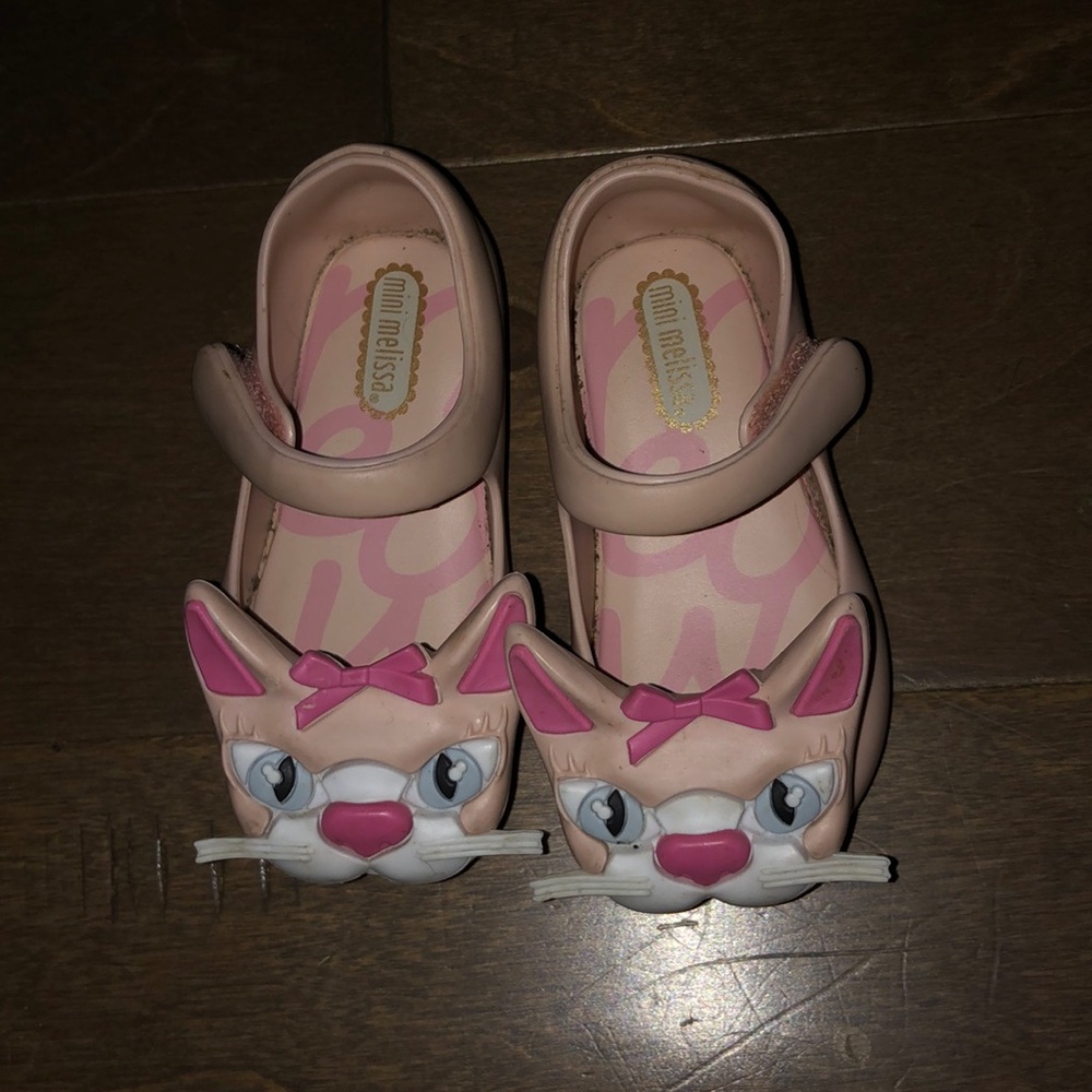Mini Melissa cat shoes